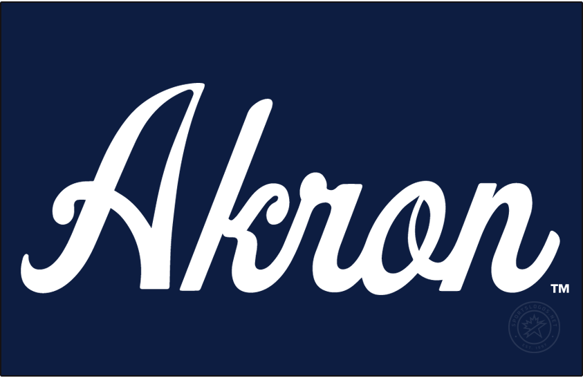 Akron Zips 2021-Pres Primary Dark Logo iron on transfers for T-shirts